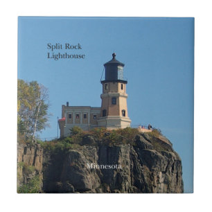 Split Rock Lighthouse van strand tegel Tegeltje