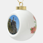 Split Rock Lighthouse vanaf strand ornament (Rechts)