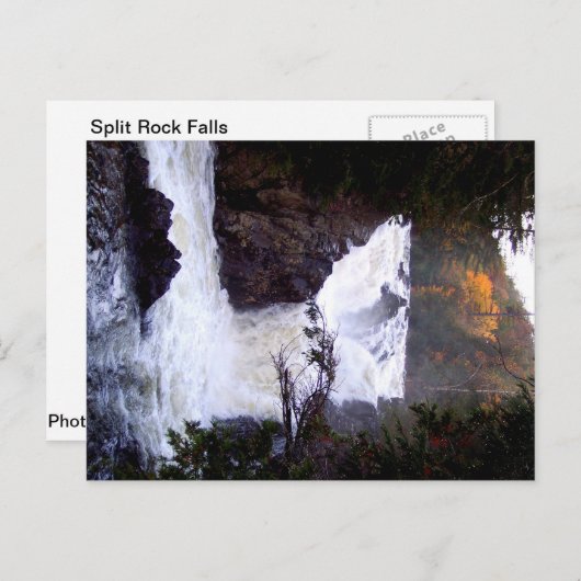 Split Rock tijdens Irene Briefkaart (Voorkant / Achterkant)