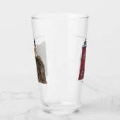 Split Rock/Two Harbors Lighthouders glass Glas (Links)