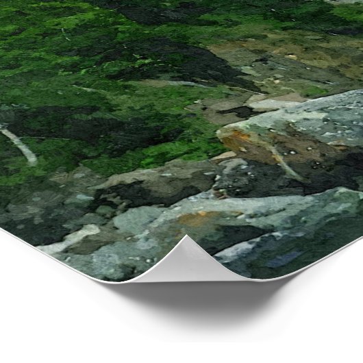 Split Rock vuurtoren — Afdrukken van olieverf Poster (Hoek)