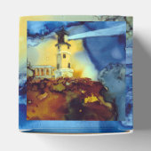 Split Rock vuurtoren bij nacht Bedankdoosjes (Bovenkant)