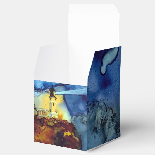 Split Rock vuurtoren bij nacht Bedankdoosjes (Geopend)