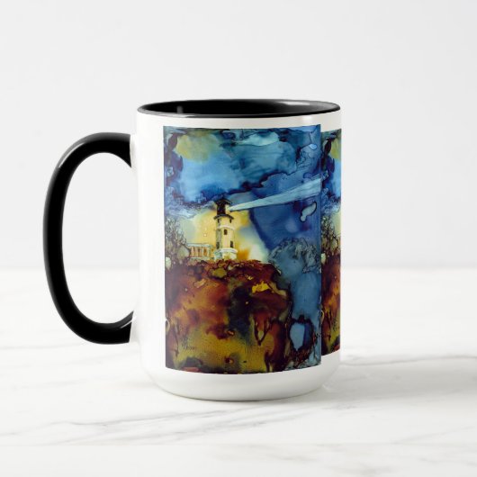 Split Rock vuurtoren bij nacht Mok (Links)