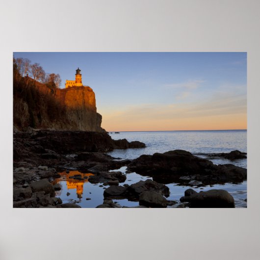 Split Rock vuurtoren bij zonsondergang nabij Two Poster (Voorkant)