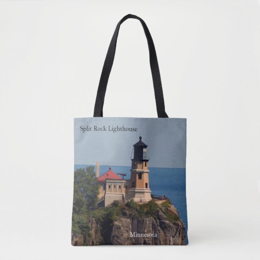 Split Rock Vuurtoren in de hele canvas tas (Voorkant)