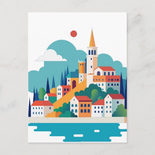 Split stad Kroatië Briefkaart (Voorkant)