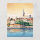 Split stad Kroatië Briefkaart (Voorkant)