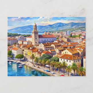 Split stad Kroatië Briefkaart