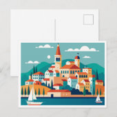 Split stad Kroatië Briefkaart (Voorkant / Achterkant)