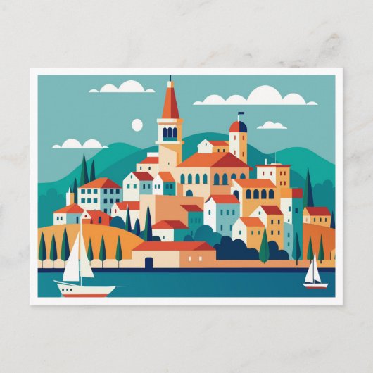 Split stad Kroatië Briefkaart (Voorkant)