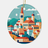 Split stad Kroatië Keramisch Ornament (Links)