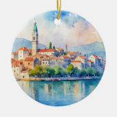 Split stad Kroatië Keramisch Ornament (Voorkant)