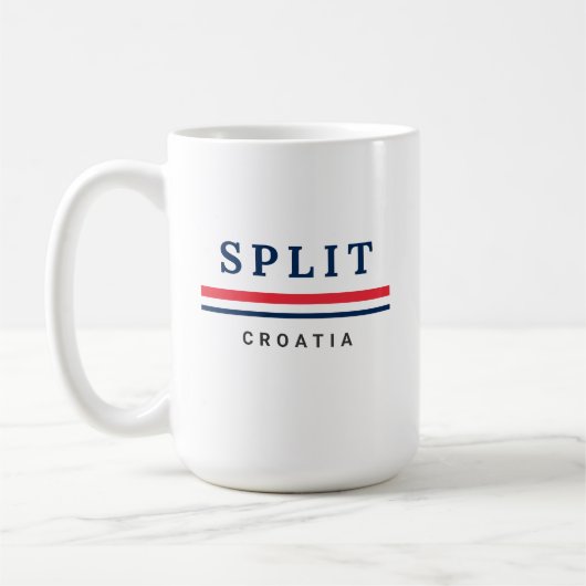 Split Stad Kroatië Koffiemok (Links)