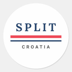 Split Stad Kroatië Ronde Sticker