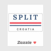 Split Stad Kroatië Sticker (Vel)