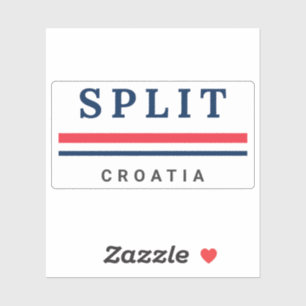Split Stad Kroatië Sticker