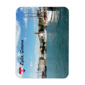 Split stadshaven - Dalmatië, Kroatië Magneet (Verticaal)