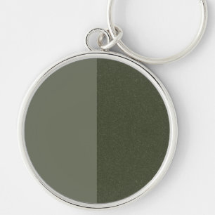 Split-Texture Moss Groene Sleutelhanger – 