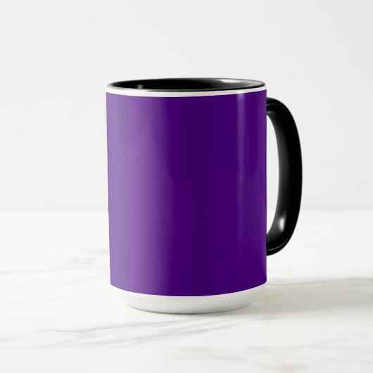 Split Texture Paarse aangepaste koffie Mok (Voorkant rechts)