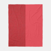 Split Tomaat Rood Designer Fleece Deken - Aangepas (Voorkant)