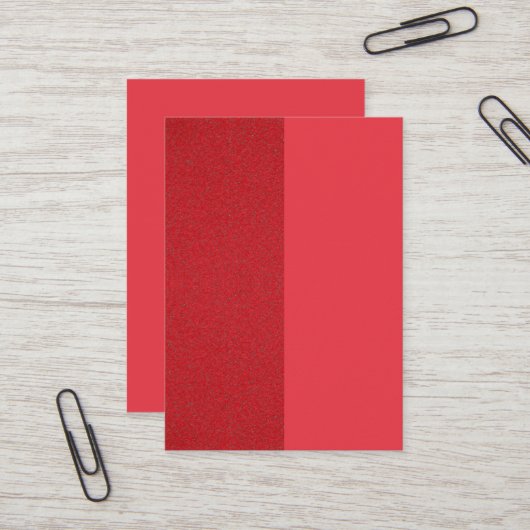Split Tomaat Rood Visitekaartje - (Voorkant / Achterkant in situ)