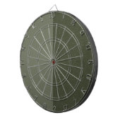 Split-Tone Moss Green Dartboard (Textured & Matte) Dartbord (Voorkant Rechts)