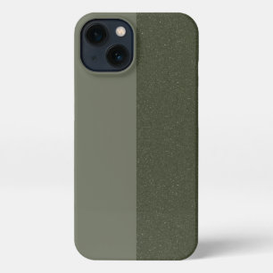 Split-Tone Moss Green iPhone 13 Hoesje – Aanpassen