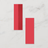 Split-Tone Tomato Red Calling Card –  Contactkaartje (Voorkant / Achterkant)