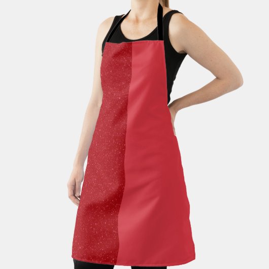 Split-Tone Tomato Red Chef Schort - (Insitu)