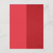 Split-Tone Tomato Red Holiday Briefkaart – Aanpass (Voorkant)