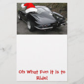 Split-venster met kerstcadeau briefpapier (Voorkant)