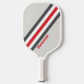  Split Wingtip Stripes met naam Pickleball Paddle (Achterkant)
