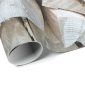 Split Wood Pile Cadeaupapier (Rol Hoek)