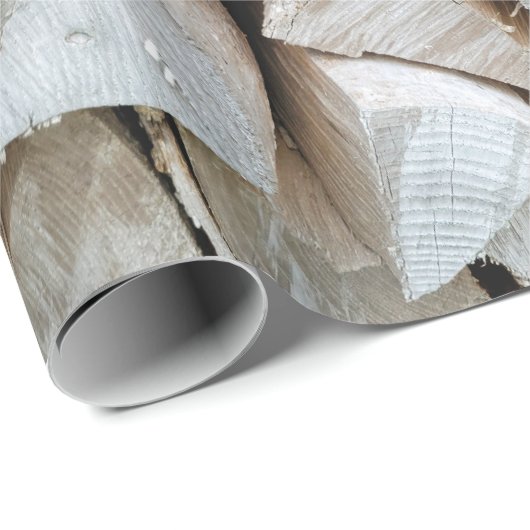 Split Wood Pile Cadeaupapier (Rol Hoek)