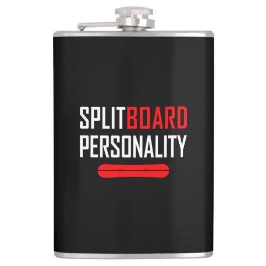 Splitbordpersonaliteit Heupfles (Voorkant)