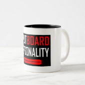 Splitbordpersonaliteit Tweekleurige Koffiemok (Voorkant rechts)