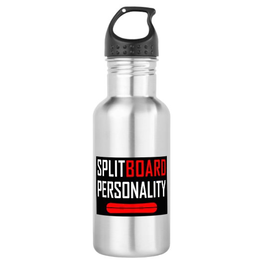 Splitbordpersonaliteit Waterfles (Voorkant)