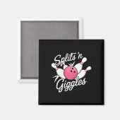 Splits N Giggles Bowling Ball en P Magneet (Voorkant / Achterkant)