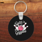 Splits N Giggles Bowling Ball en P Sleutelhanger (Voorkant)