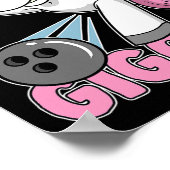 Splits N' Giggles Eenhoorn Bowling Bowler Poster (Hoek)