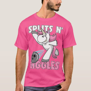Splits N' Giggles Eenhoorn Bowling Bowler T-shirt