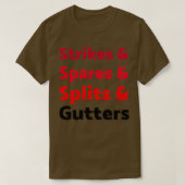 Splits, spatten en snijdsels T T-shirt (Design voorkant)
