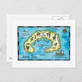 Splitsen Briefkaart van de Schatkist (Voorkant / Achterkant)