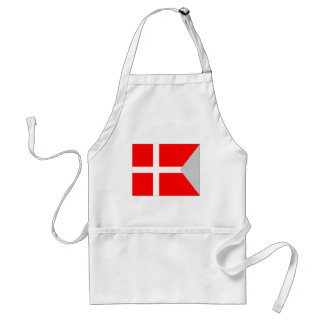 Splitsen Denemarken vlag Standaard Schort