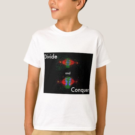 Splitsen en veroveren t-shirt (Voorkant)