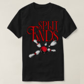 Splitsen Ends grappig bowlen team naam Scoop T T-shirt (Design voorkant)
