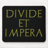 Splitsen Et Impera Mousepad Muismat (Voorkant)
