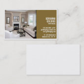 Splitsen met foto's - Bruin Visitekaartje (Voorkant / Achterkant)