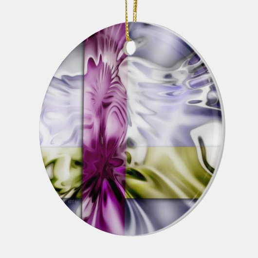 Splitsen op strepen keramisch ornament (Links)